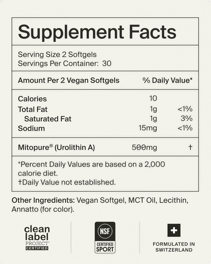 Mitopure Softgels Urolithin A