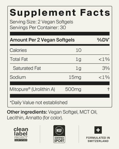 Mitopure Softgels Urolithin A